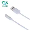 Cable de Datos de Carga Magnética de 4 Pines Cabezal de Carga Magnética de Adsorción Personalizado Carga Magnética de 4 Pines para Smartwatch