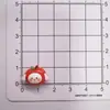 Accesorios de Arte para Uñas de Dibujos Animados de Manzana Roja Uñas Portátiles para Niños Pinzas para el Cabello Pendientes Hechos a Mano DIY Árbol Accesorios para Dedos Descompresión Cruz