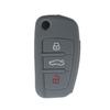 Aplicable a Audi A3 A4 3 llave de silicona funda de llave TT A6 funda de llave de control remoto Q7 S6 funda de goma antirrobo para automóvil