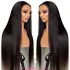 Peluca de Encaje Frontal Popular en Europa y América para Mujeres Negras Cabello Recto de Longitud Media Esponjoso Natural Moda Set Completo de Cabello en stock