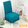 Fábrica de Origen Falda Corta de Polar Funda para Silla Funda para Silla Textil para el Hogar Elástica Antideslizante Funda para Silla