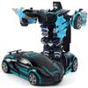 Carro de Brinquedo Transformável Transfronteiriço Modelo de Carro de Corrida Inercial Brinquedo Educacional para Meninos Carro de Corrida Deformável por Impacto