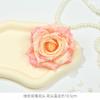 Padrão Escuro Simulado Cabeça de Rosa Fundo de Casamento Parede de Flores Guia de Estrada Arranjo de Flores Acessórios DIY Guirlanda de Cabeça de Flor Artificial Flor de Seda