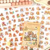 Livro de Adesivos de Recorte de Filme Criativo Limitado Casa Doce Fofa de Desenho Animado Adesivo de Material para Caderno de Estudante Infantil Livro de Adesivos Decorativos