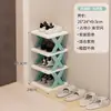 Zapatero plegable de múltiples niveles en forma de X para apartamentos de alquiler, entrada del hogar y uso en dormitorios, diseñado para espacios estrechos