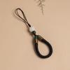 Lanyard de Muñeca para Teléfono Corto Tejido a Mano, Pulsera Anillo para Mujeres, Duradero y Exquisito, con Diseño de Loto y Vintage