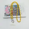 Ins correa tejida para teléfono con dopamina, correa de cuerda colorida, llavero, bolsa para cámara ccd con bandolera, venta al por mayor, personalizado