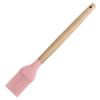 Pincel de Óleo com Cabo de Madeira de Silicone Pincel para Churrasco ao Ar Livre Utensílios de Cozinha Ferramentas de Confeitaria Silicone de Grau Alimentício Resistente a Altas Temperaturas