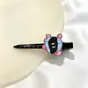 Presilhas de cabelo divertidas de acrílico com tema de frutas, novo estilo de verão, doces e frescas, presilhas jacaré delicadas, acessórios de cabelo
