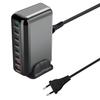 Cargador GaN PD3.1 de 600 W, cargador PD multipuerto de 500 W, cargador de 320 W, adaptador de 440 W