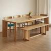 Envío Gratis Mesa de Comedor Japonesa de Madera Maciza Simple Rectangular Mesa de Comedor Departamento Pequeño Mesa de Comedor de Madera de Fresno Combinación de Mesa y Silla de Restaurante