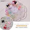 Atacado Joias Nail Art Laço Aurora Urso Borboleta Strass Pérola Conjunto Misto Caixa Decoração de Unhas Acessórios Diamante
