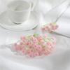 Cabezas de Flores Artificiales de Goma Suave y Accesorios, Accesorios Florales de Plástico para Manualidades DIY para Decoración del Hogar