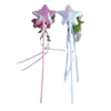 Última pieza de comercio exterior Diadema Halo de Ángel pluma más diadema de Ángel de la lluvia diadema para festival de baile