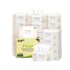Papel de Tejido Jierou, 110 Hojas, 3 Capas, Resistente al Agua, Facial sin Perfume, Paquete Económico para el Hogar, Servilleta de Tejido, Caja Completa al por Mayor