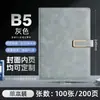 Cuaderno de negocios A5 de alta calidad con hebilla engrosada, personalizable con impresión de logotipo, bloc de notas para reuniones de oficina B5