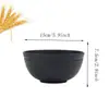 Tazón Espesado para Comer de Paja de Trigo 15cm Tazón de Comida para el Hogar Tazón para Fideos Instantáneos de Estudiante Tazón Resistente a Roturas Personalización de Color Venta al por Mayor