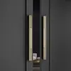 Manija de Puerta Tallada de Aleación de Aluminio Imitación Antigua Estilo Chino Nueva en Stock para Puertas Correderas de Hotel y Oficina