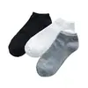 En stock calcetines casuales de algodón y poliéster transpirables para adultos, calcetines tobilleros, venta al por mayor de fábrica