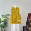 Zhi LiNovo Estilo Chinês Retrô Bordado Borboleta Flor de Amor Colete de Comprimento Médio 2026 Outono Novo Estilo Nacional Gola Alta Feminino