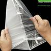 Spot um lado fosco um lado transparente saco com zíper cueca meias roupas máscara pe plástico saco de embalagem auto-selante