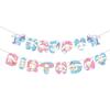 Decoração de Festa de Aniversário para Cachorro Yugui Utensílios de Mesa Bandeja de Papel Copo de Papel Toalha Decoração do Local Banner Decoração Suspensa Topper de Bolo