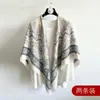 Xale estilo étnico para mulheres, algodão e linho de outono, proteção solar primavera-verão, adequado para viagens e fotografia em Yunnan, lenço, lenço de seda, lenço quadrado, adequado para ambientes com ar condicionado