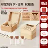 Caja de Colección de Recuerdos de Lanugo de Bebé y Cordón Umbilical Fabricación Conmemoración de los Cien Días y Luna Llena del Recién Nacido Botella de Conservación de Lanugo y Dientes de Bebé