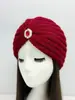 Gorro de Lana Tejido para Mujer de Otoño e Invierno, Gorro Xinjiang para Adelgazar el Rostro, Moderno, Cálido, Transpirable, Exclusivamente para Ventas Transfronterizas