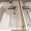 Estante de almacenamiento para grifo de baño, escurridor independiente para fregadero de cocina, organizador de acero inoxidable para encimera de lavabo