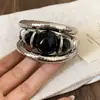 Pulsera Geométrica de Acrílico de Resina Brazalete Estilo Vintage Retro para Mujer Nicho Sentido de Diseño Único Joyería para la Mano