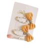 Accesorios para el Cabello con Lazo Floral Estilo Coreano para Niños Pinza para el Pelo de Bebé con Lazo Lindo Pinza Rota de Tela Pinza para el Borde del Flequillo