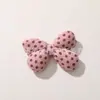 Ins Simple Puntos Lindo Tela Rellena Algodón Lazo Accesorios DIY Accesorios para el Cabello Broche Accesorios para Ropa Accesorios Mayoreo