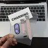 Correa de Reloj Adecuada para Xiaomi Mi Band 11 Flor de Iris Incrustada con Diamantes 8/9Nfc Correa de Muñeca de Cuero Moderna y Versátil para Niñas
