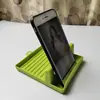 Estante para espátulas mesa estante multiusos para tapas de cocina montado en la pared de pie almacenamiento sin perforaciones escritorio plástico simple blanco
