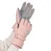 Guantes de Esquí para Mujer para Exteriores en Invierno, Cálidos y a Prueba de Frío, Forrados de Felpa, Engrosados, Cortavientos, Resistentes al Agua, Guantes de Ciclismo para Adultos
