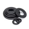 Arandela plana de acero inoxidable 304 negra M1.6-M20 Junta agrandada Junta de tornillo Huashi Meson