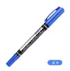 Pluma de Pincel de Gancho de Doble Punta Fruta Azul 12 Colores Marcador Especial para Pintura Artística Niños de Preescolar Niños Pintura al Óleo Pluma de Pincel de Gancho