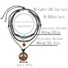 Collar de joyería tejido a mano con nudos de cuentas de madera multicapa, aleación de mariposa artística retro europea y americana