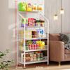 Prateleira de Lanches de Supermercado Loja de Conveniência Prateleira de Brinquedos Prateleira de Exposição Multifuncional Atacado Prateleira de Armazenamento Multicamadas Móvel