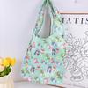 Lindo Bolso de Compras Plegable con Estampado de Perro de Dibujos Animados para PC, Gran Capacidad, Bolsa Ambiental para Supermercado, Práctico Bolso de Almacenamiento de Equipaje