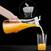 Jarra de jugo acrílica, jarra de agua fría, tetera resistente a altas temperaturas para restaurantes, plástico transparente de policarbonato para restaurantes comerciales