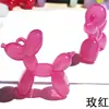 Popular en Tiktok Acrílico Gelatina 3D Dibujos Animados Perro Globo Colgante Llavero DIY Correa de Teléfono Accesorio
