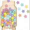 Bote de Recompensas Estrella para Niños Transfronterizo, Recompensa por Puntos, Bote de Recompensas para el Aprendizaje de la Autodisciplina, Adornos de Madera de Estrella Pequeña al por Mayor