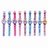 Relógio Infantil Fofo Padrão Unicórnio Pulseira de Contas Cerâmicas Quartzo Pirulito Relógio para Meninos e Meninas Exquisito