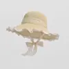 Sombrero de paja minimalista de ala plana para viajes al aire libre, protección solar, elegante y versátil, sombrero tejido de ala ancha
