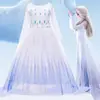 Nuevo Vestido de Princesa de Elsa Otoño Elegante Vestido de Elsa Actuación Festiva Primavera y Otoño Ropa de Segunda Generación de Hielo y Nieve de Aisha