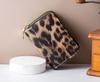 Novo Porta-Cartões Sanfonado Estampa Leopardo com Múltiplos Compartimentos Porta-Moedas Feminino Porta-Documentos Case para Cartões Compartimento para Múltiplos Cartões Zíper Transfronteiriço
