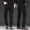 Calça Jeans Preta de Alta Qualidade para Homens Corte Reto Slim Fit Calças Longas Novo Estilo 2026 Marca Tendência Versátil Casual Calças Masculinas Temporada Outono Inverno