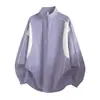 Sudadera de hombre con media cremallera y cuello alto, nuevo modelo primavera/otoño 2026, top de manga larga de color caramelo, estilo retro americano deconstruido, resistente